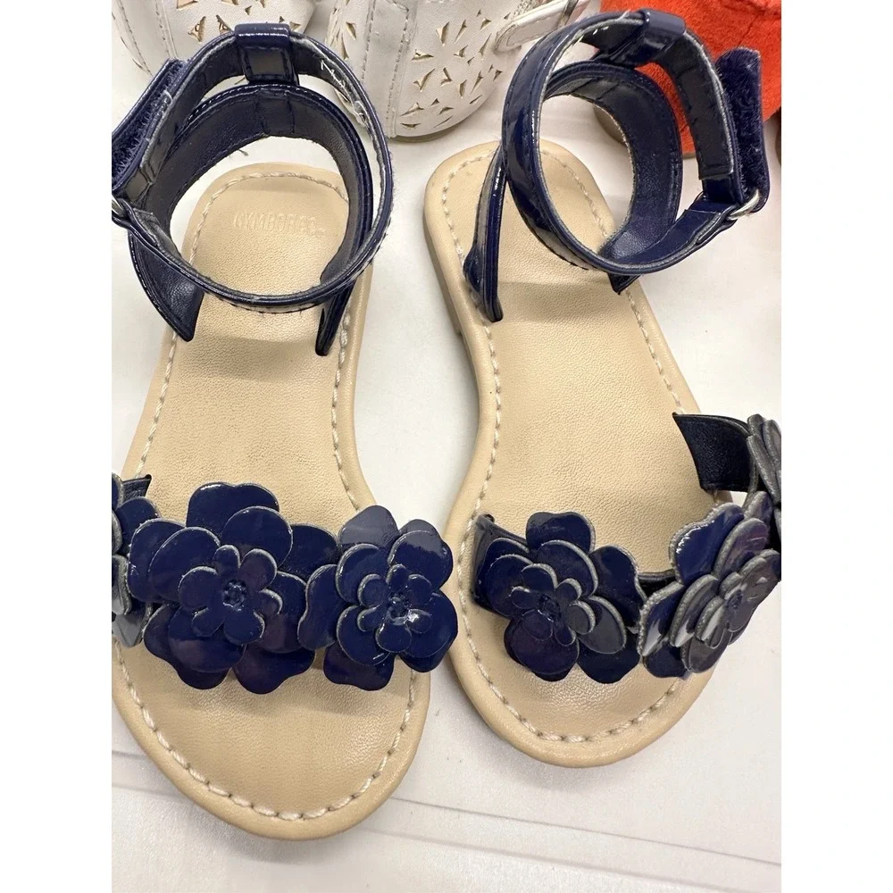 Large Lot Of Gymboree Baby Girl Shoes Size 5‎